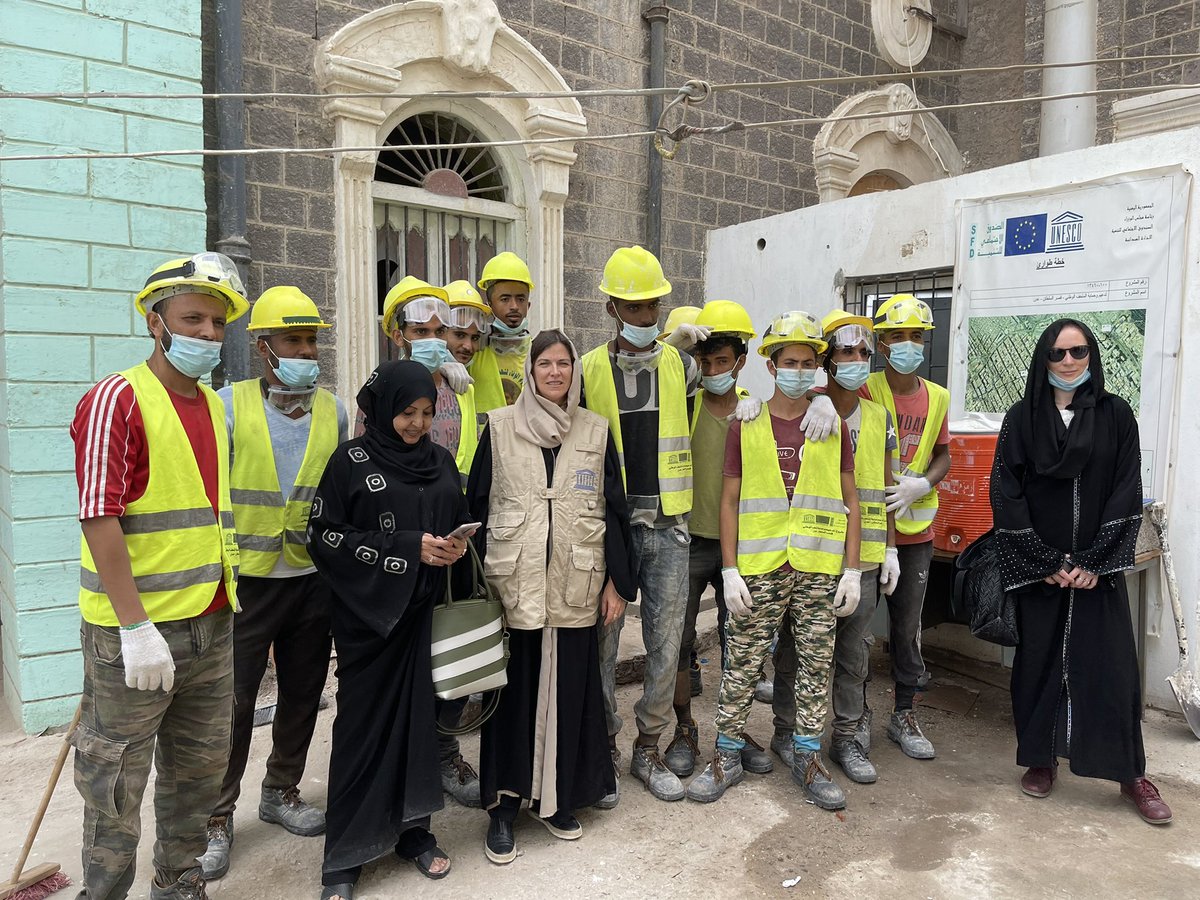 annapaolini's tweet photo. @SFDYemen @EUinYemen @UNESCO_GCCYemen I could recently see the great work being done at the museum and more to come. 🙏 to all the youth employed in this project and at @SFDYemen for the leadership ! https://t.co/FCMSFLZ2t5