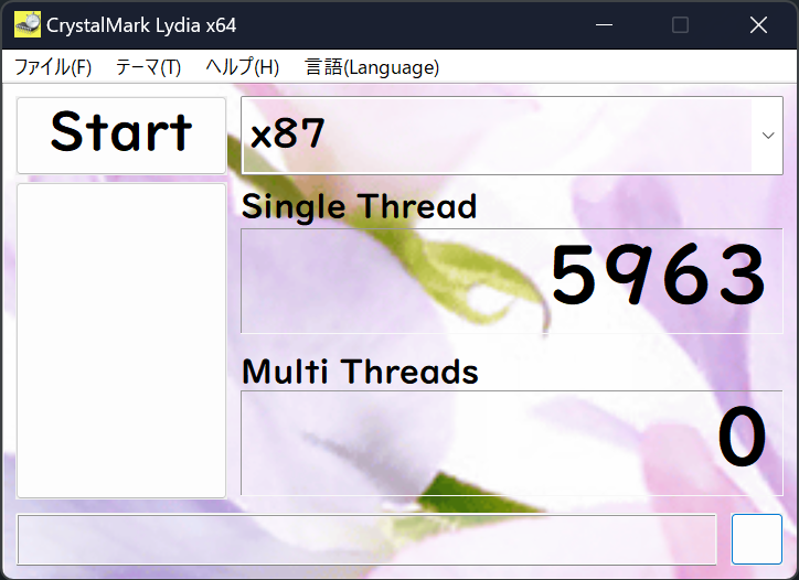 openlibsys's tweet photo. Single: 5963/Multi: 0
#CrystalMark https://t.co/p3wHEIXxeF