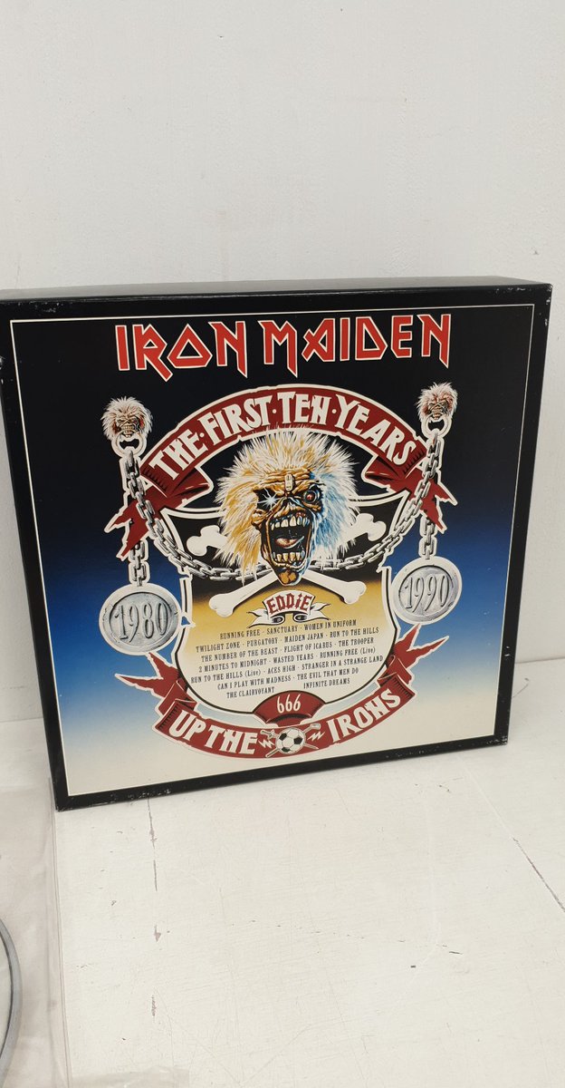 HansonsWine's tweet photo. This iron maiden vinyl boxset is also coming up in our march 28th music sale at hansons auctioneers Etwall 

@HansonsAuctions @HansonsUK 

#vinylrecords https://t.co/jaDIQUSyYS