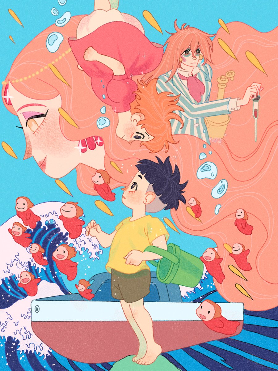 sansa_sue's tweet photo. Ponyo on the Cliff by the Sea🌊 https://t.co/QrJa85A2Db