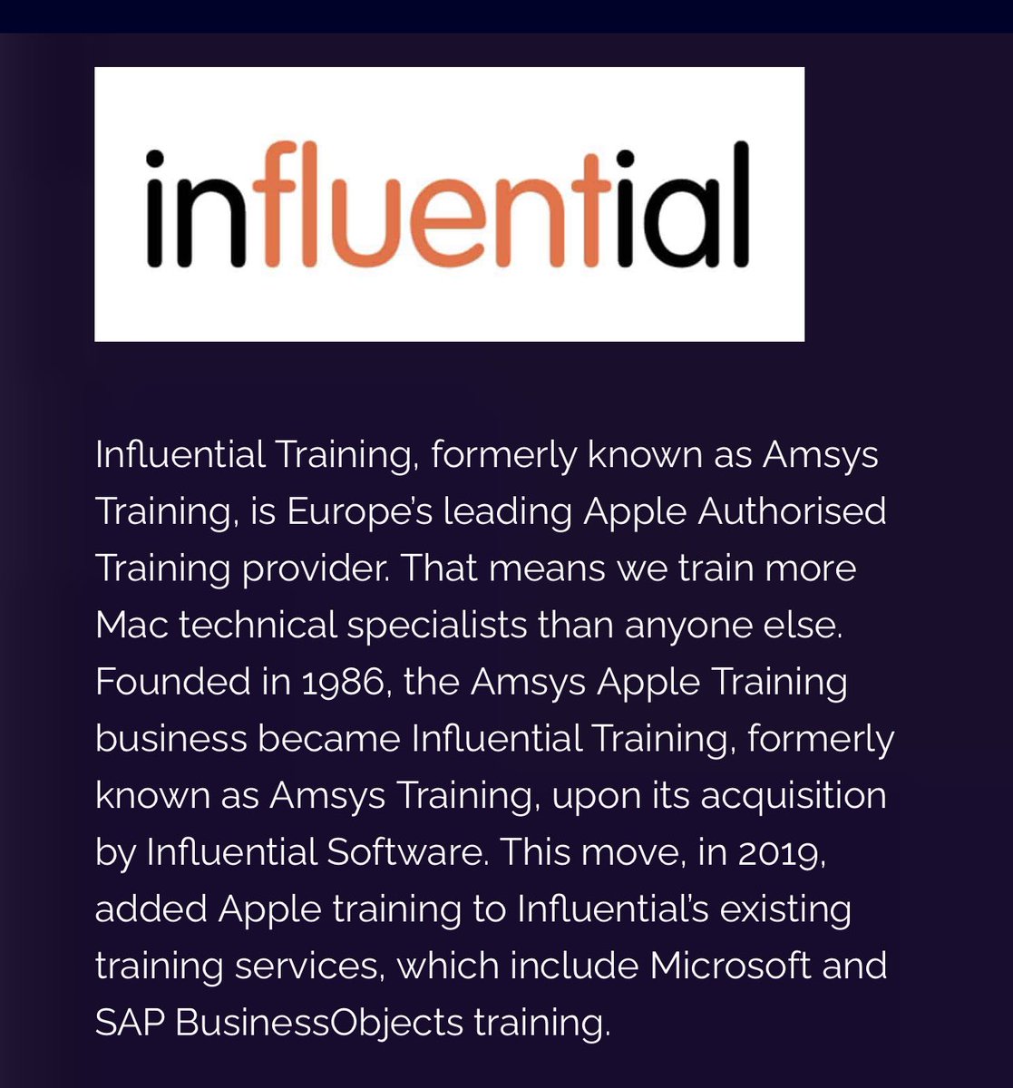 MEET OUR SPONSORS: Introducing Influential Software one of MacAD.UK 2022’s Alaskan Blue Sponsors. Join us on 29th/30th March at Hilton Brighton Metropole. Book your ticket here: MacAD.uk Use Code: March15 for 15% discount. LIMITED TICKETS AVAILABLE