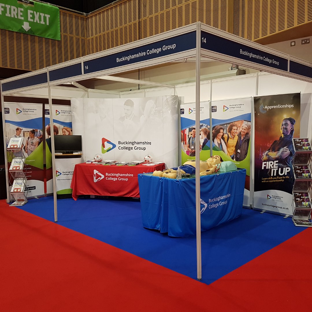 BucksCollGroup's tweet photo. This Wednesday and Thursday we headed to Milton Keynes for the National Apprenticeship Show Central.

We would like to thank all the students that came and spoke with us and had a go at our life size Operation Game.

#NASCentral #NationalApprenticeshipShow https://t.co/TvAyLQQzKC