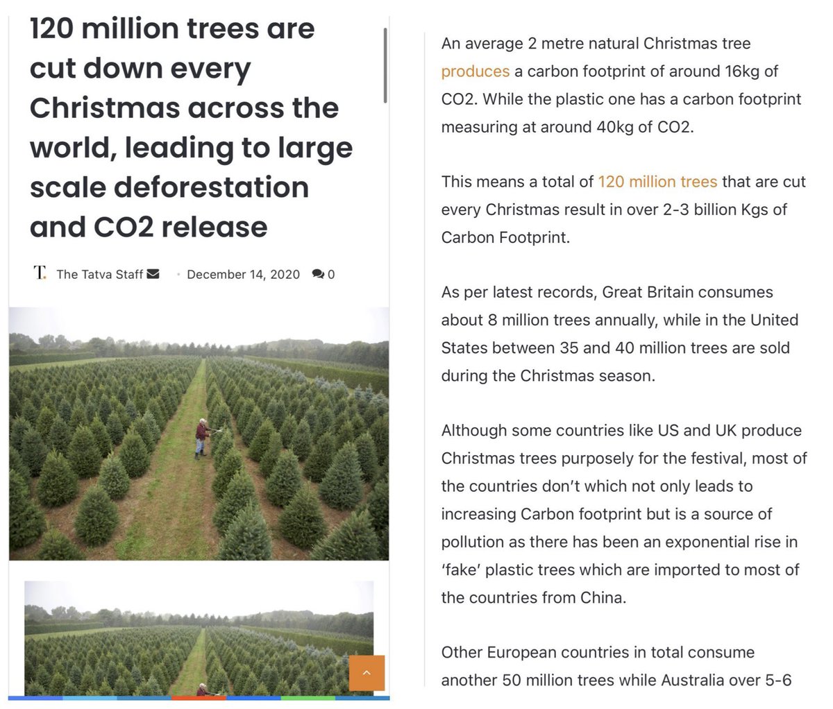 IndiGenBharat's tweet photo. Dear @itsKajolD 

Thanks for your Climate concern

27000🌳trees/day chopped to wipe rich backside #WashNotWipe 

Say no to Beef,Soya etc &amp; cut 72% deforestation

Please use top &amp; bottom ends to do something useful than utter useless words &amp; gas

X-Mas🌲chops120million Trees too https://t.co/xNBpvC7JqK