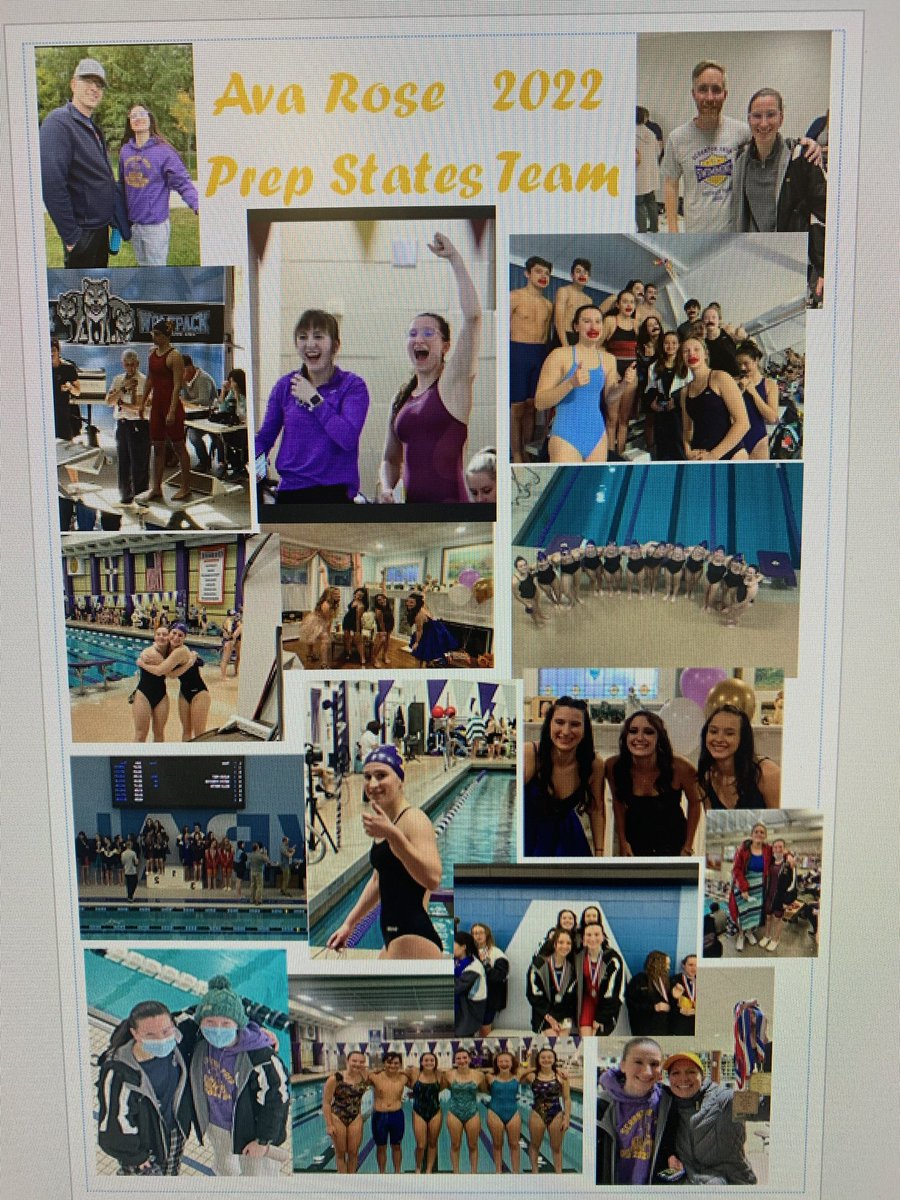 AutumnForgione's tweet image. Good luck to Ava and her #scrantonprep swim team at States today in Bucknell!💜💛