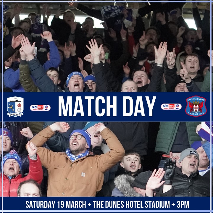 officialcufc's tweet photo. 🔵💙 Allocation sold out, fans are ready, players are ready, we're all ready ...

... it must be match day!

Come on you Blues #WeAreUnited https://t.co/hGnG22k5VX