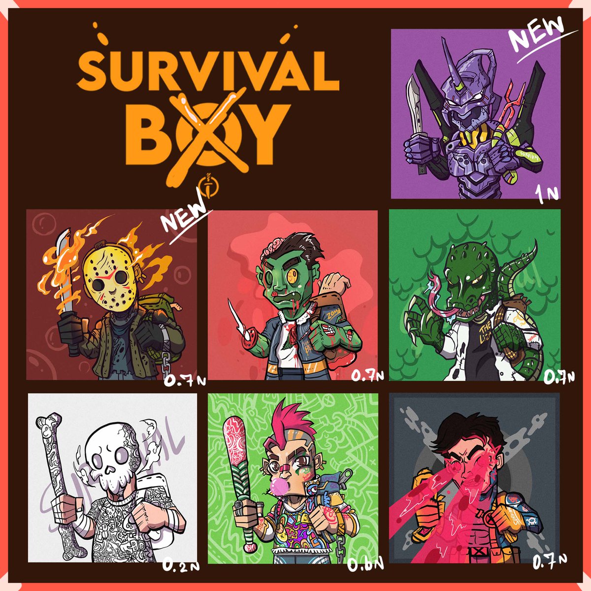 🔥🔥New Price New Update  🔥🔥
Collection Survival Boy

Thankyou for Support me 
 
paras : paras.id/collection/sur…
twitter : x.com/TheWisim
discord : discord.gg/WxeHPbeq

#NFTTHAILAND #NFT #Thailand #digitalpainting #survival #paras #illustrator #ParasHQ
