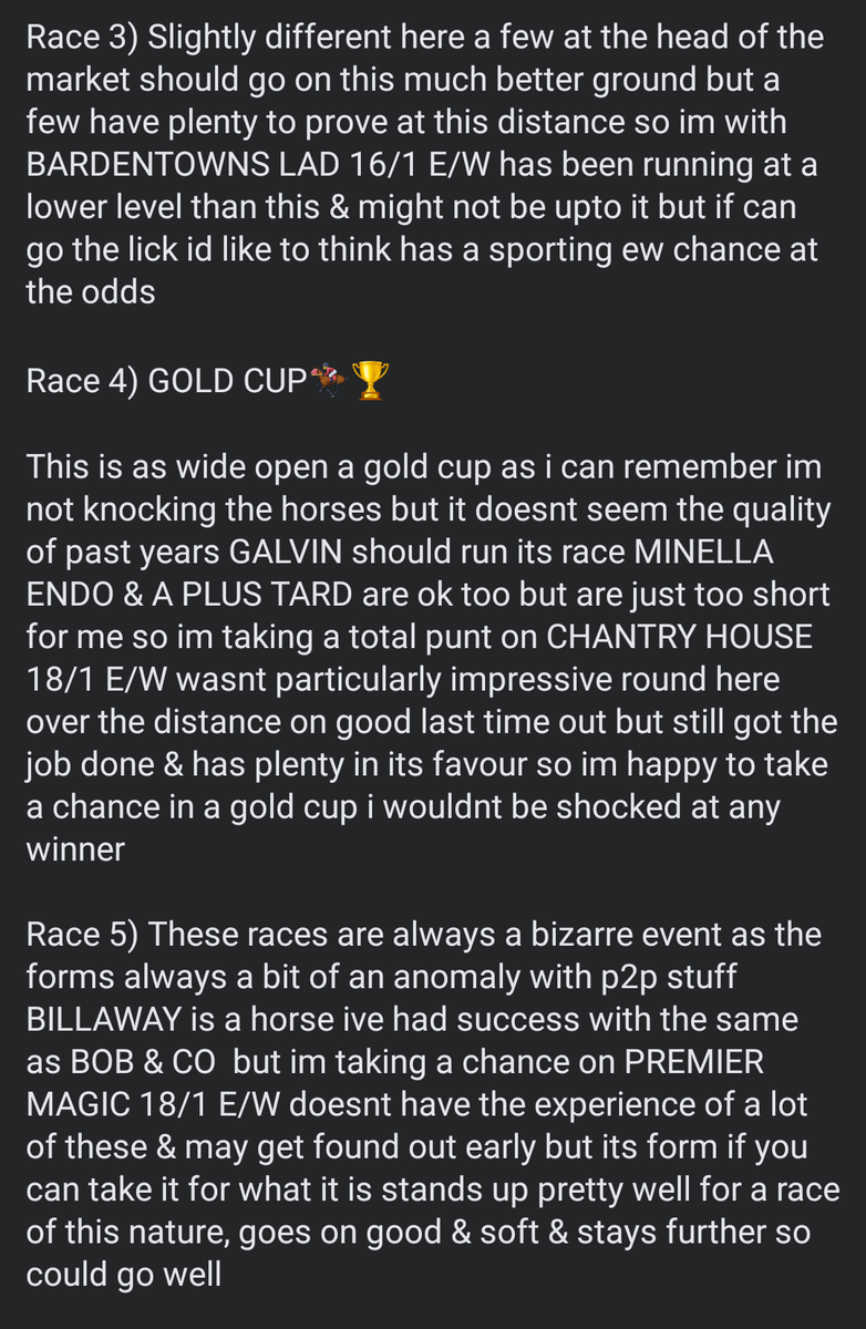 TipsterTSS's tweet photo. #CheltenhamFestival DAY 4 #GoldCup day 😎🤦🏆🏇 https://t.co/Jn2nvSkpvw