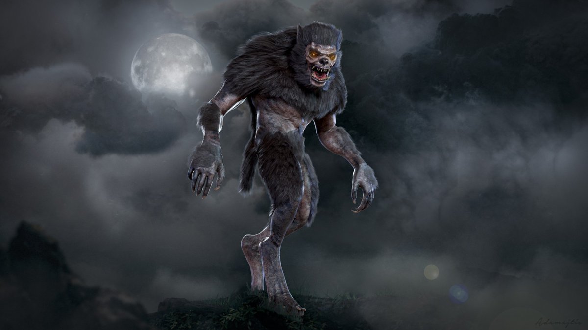 DPalasky's tweet photo. I wish the only monsters in our lives were movie and video game characters.

#werewolfs #wolf #werewolf #monsters #moon #monster #zbrushsculpting #originalcharacters #visual_3dall #lowpolygame #game_ready #videogames #unity #unrealengine4 #art #3dcharacterdesign #3dsculptor https://t.co/ez8RA9JTNA