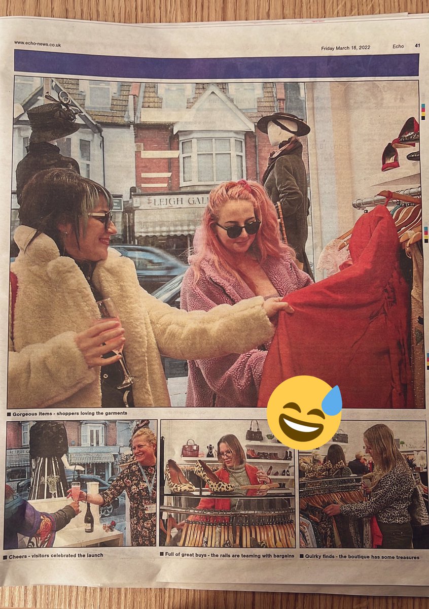 Working for @HavensHospices means I can attend shop openings pretending to be an influencer AND get lots of amazing bargains 😅🥳😎 Re:Loved in #Leigh-on-Sea check it out! | #MakingEveryDayCount #CharityShop #Essex #Hospices |