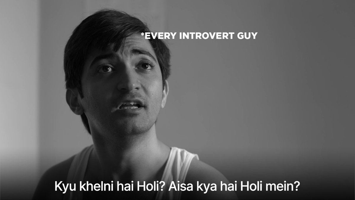 TheViralFever's tweet photo. Every group has this kind of person, mention them!💦

#HappyHoli https://t.co/eo6zxHM5nT