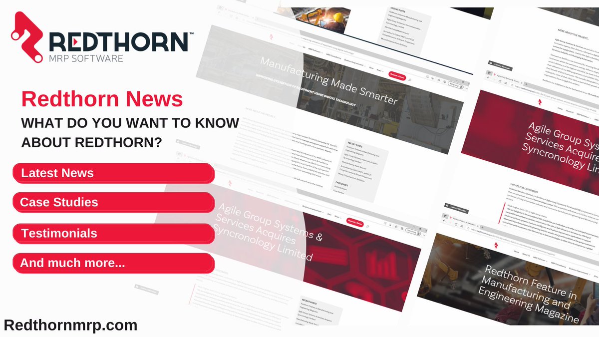 RedthornMRP's tweet photo. Want to learn more about our modules or our systems?

Why not check out our news pages? We have module insights, case studies and even our most recent press releases.

Find out more about us: https://t.co/NMS2jnsNeC

#mrp #news #casestudies https://t.co/B8bdqTlgh1