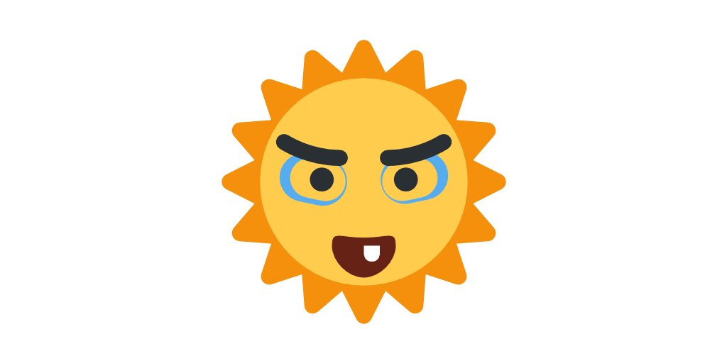 EmojiMashupPlus's tweet photo. base from 🌞 (sun)
eyes from 👹 (japanese-ogre)
mouth from 👶 (baby) https://t.co/i1Ll6k9SVf