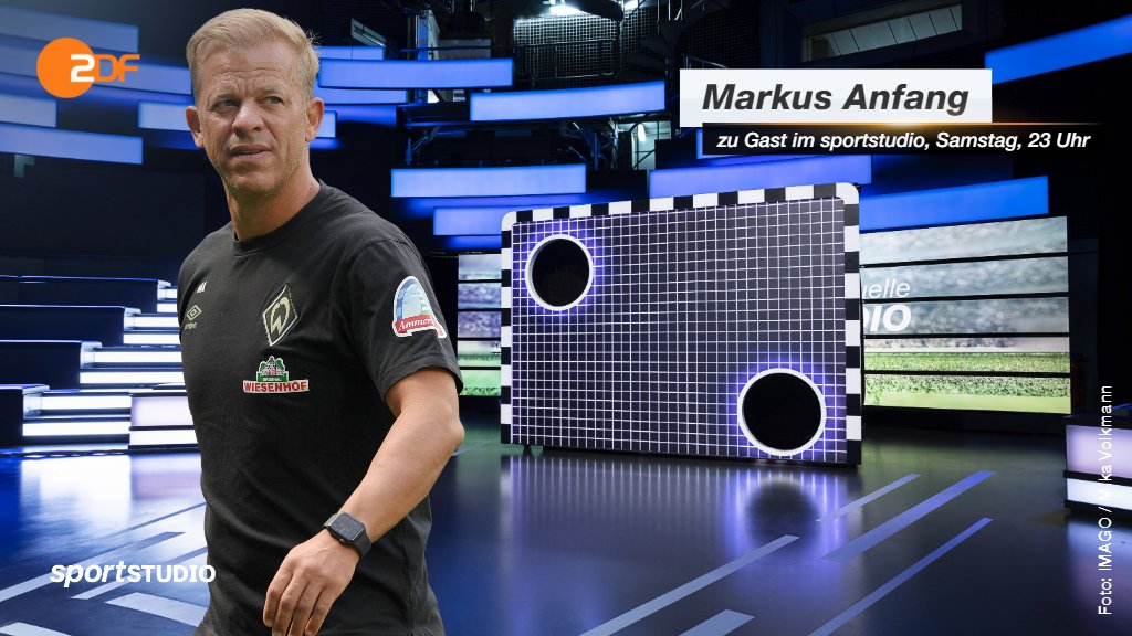 sportstudio's tweet image. Der ehemalige #Werder-Trainer Markus Anfang spricht zum ersten Mal über den Skandal um seinen gefälschten Impfpass 👉am Samstag bei uns im #sportstudio!