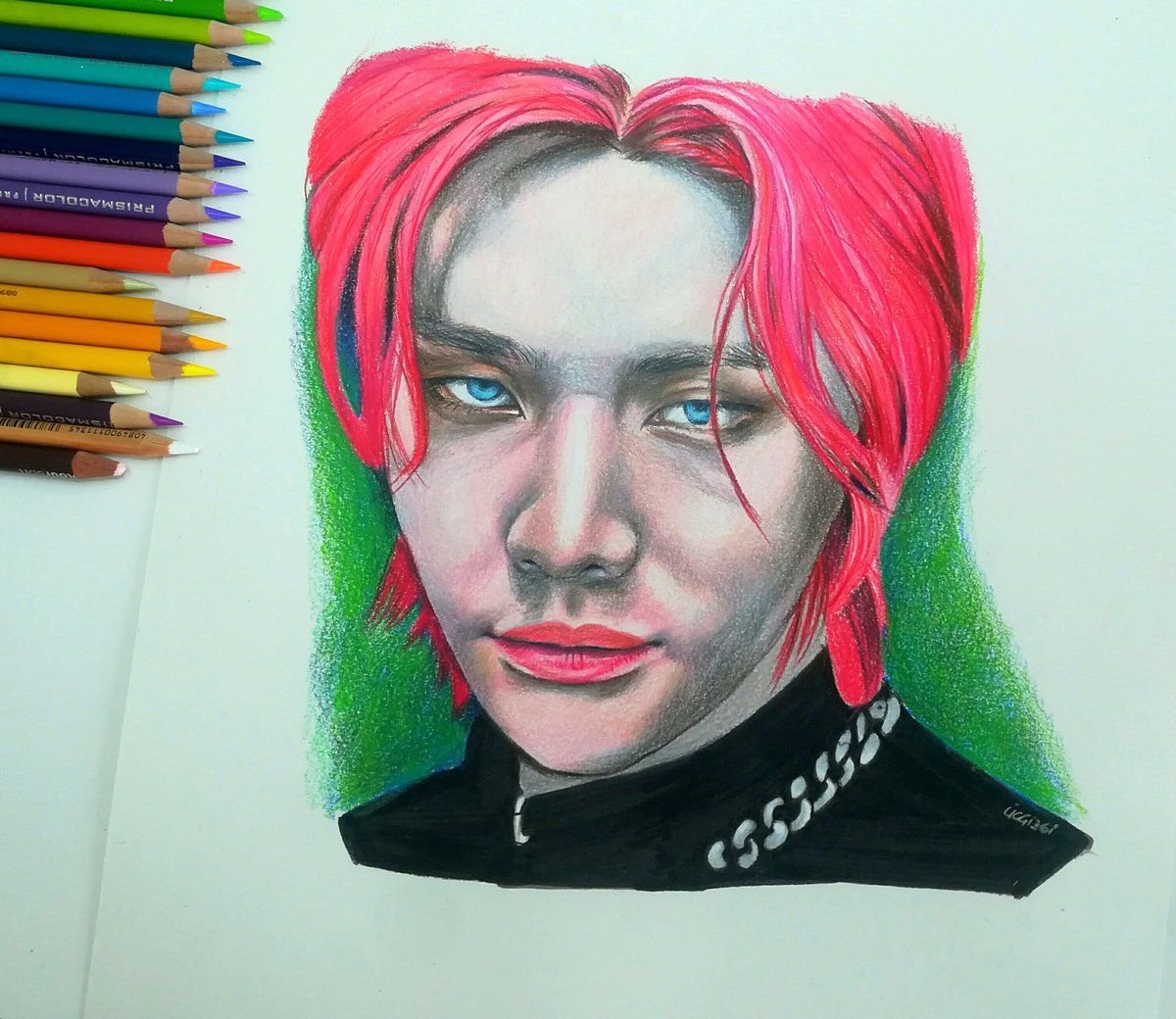 uccizgi1's tweet photo. Last drawing - StrayKids Hyunjin #MANIAC #ODDINARY https://t.co/5ubBOVg1L7