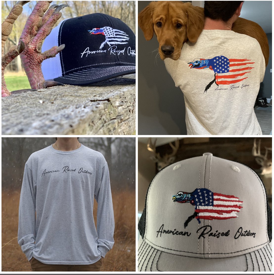 raised_outdoors's tweet photo. 🦃***** GIVEAWAY *****🦃

We wait months to hear the yelps and gobbles of turkey season! To kick off the season, choice of hat GIVEAWAY. Get outdoors &amp; enjoy! 

To enter- simply 
1️⃣ Follow @raised_outdoors 
2️⃣ Quote/Retweet
3️⃣Tag 2 friends

#AmericanRaisedOutdoors🇺🇸 https://t.co/QUUp56FUn5