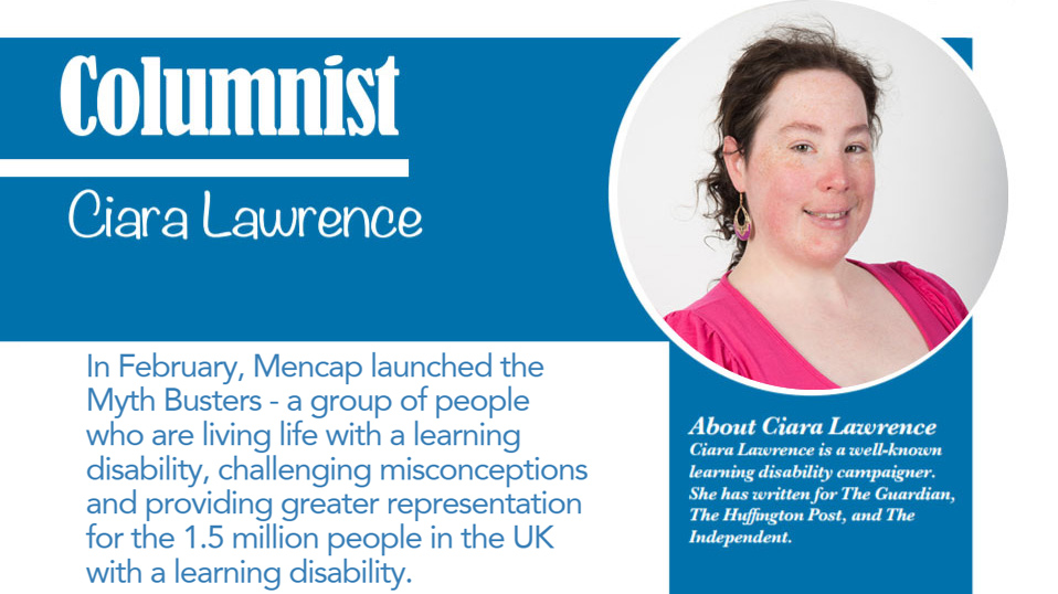 mencap_charity's tweet photo. "Society’s attitudes are slowly changing, but there is still a lot to do." 💬

In her @ablemag column, @ciarale01 says the #MencapMythBusters will help change how the public thinks about living with a #LearningDisability. 📰 

Read more on page 23: https://t.co/AafpYEK2Qn 👈 https://t.co/InMv3USgWH