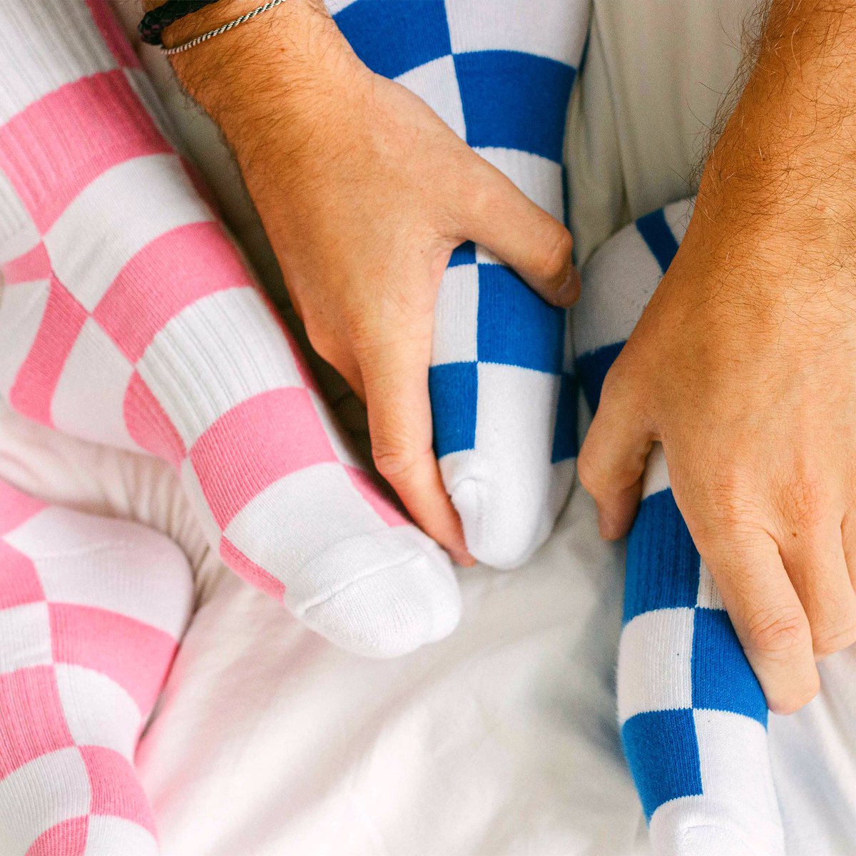 CheckmateSocks's tweet photo. What a combo 💖💙🔥 https://t.co/fC4a2NbQB8