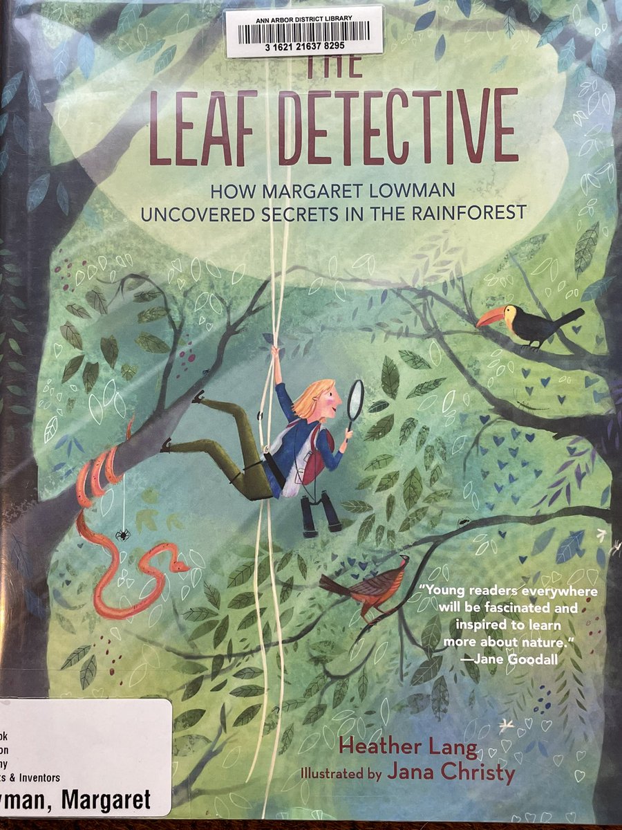 richbacolor's tweet photo. “…the world of science is composed of a vast web of experts who collaborate on different facets of natural history. I did not set out to study insects, only leaves…” #EcoVsEgo #TheArbornaut #WomensHistoryMonth #ReadingMonth #KeepTeachingScience https://t.co/6AJorAIBti