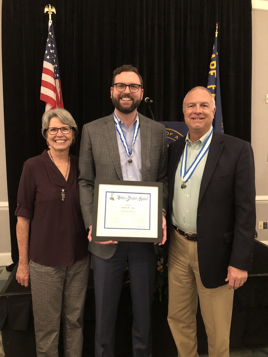 Arjonesnc's tweet photo. Honored to receive the Silver Beaver Award from @CapeFearBSA last night. Congratulations to my fellow award recipients and the 70+ new Eagle Scouts in the Council. An inspiring group — our future is bright with those young servant leaders! https://t.co/jhl2e976x5