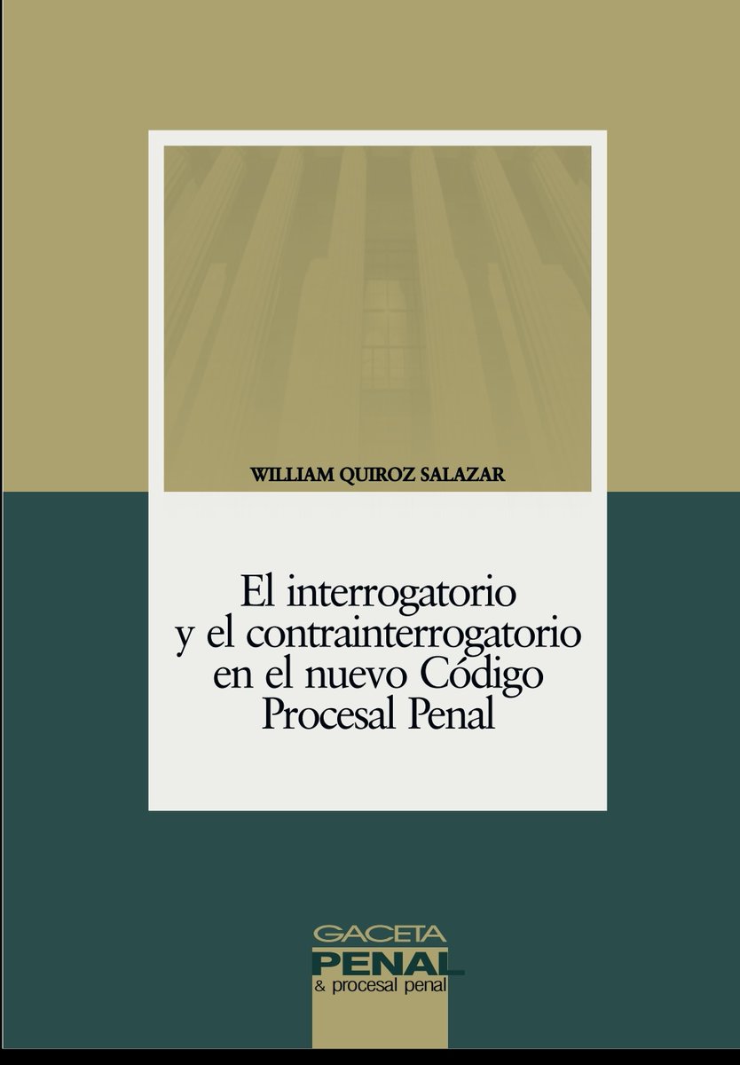 toligar86's tweet photo. Cómo se lo prometí a @MariaSa67773821 
Comparto 3 textos 📚 acerca del
El interrogatorio y el contrainterrogatorio.
📔https://t.co/0wTTq7wfWX  
📕
https://t.co/HzptIJ8qC5
📘
https://t.co/vwGDzDdP3B https://t.co/qggwNcNMFH