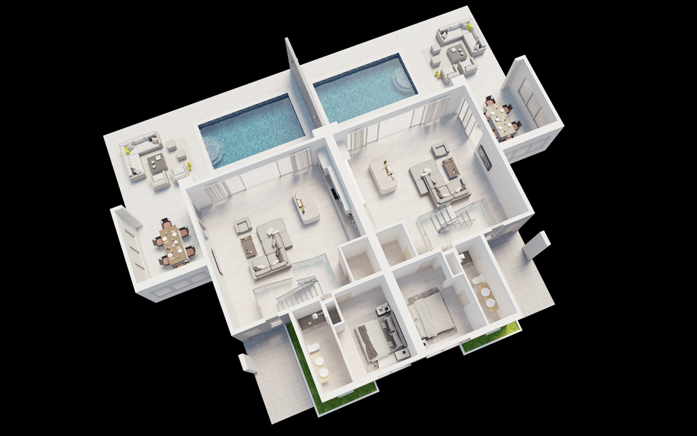 Moxels's tweet photo. The advantage of #3D 
Showcasing your existing or proposed property's living space with a 3D floor plan, allows potential buyers and investors to see the internal potential of the #development, and gives a more #realistic feel of what living in the #property will be like. https://t.co/vmmLccb9Zz
