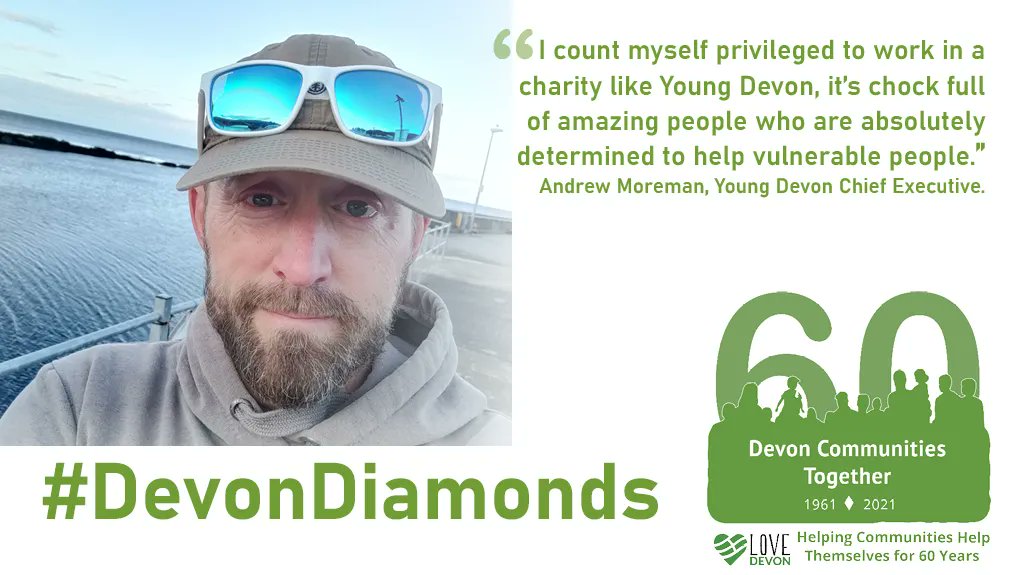 DevComsTogether's tweet photo. Our 32nd #DevonDiamond is Andrew Moreman. Andrew is the CEO of Young Devon who aims to help “building quality relationships to help young people thrive”. Find out more about Andrew and his fantastic work with Young Devon here: https://t.co/o85NA8mzzn https://t.co/iDCXicTTgR