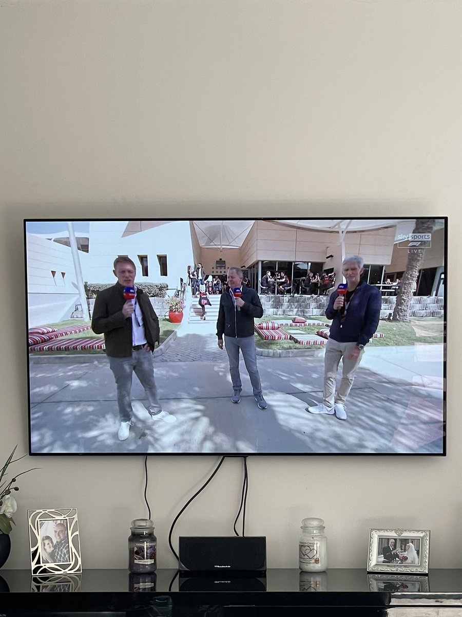 LynsMac8600's tweet photo. Whoop .. #F1  is back on my telly!! Looking forward to a good race weekend. #BahrainGP #LH44 #F1IsBack #F12022 #MercedesAMGF1 https://t.co/WHcXuIoqFN