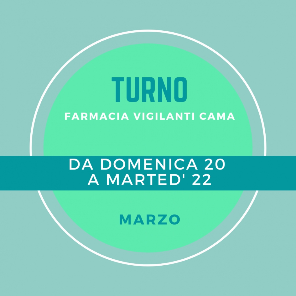 vigilanticama's tweet photo. La farmacia è aperta per turno da domenica 20 a martedì 22 marzo. 
Ti aspettiamo!
 https://t.co/gwFDwG1OBz https://t.co/5JSdV8EfPJ