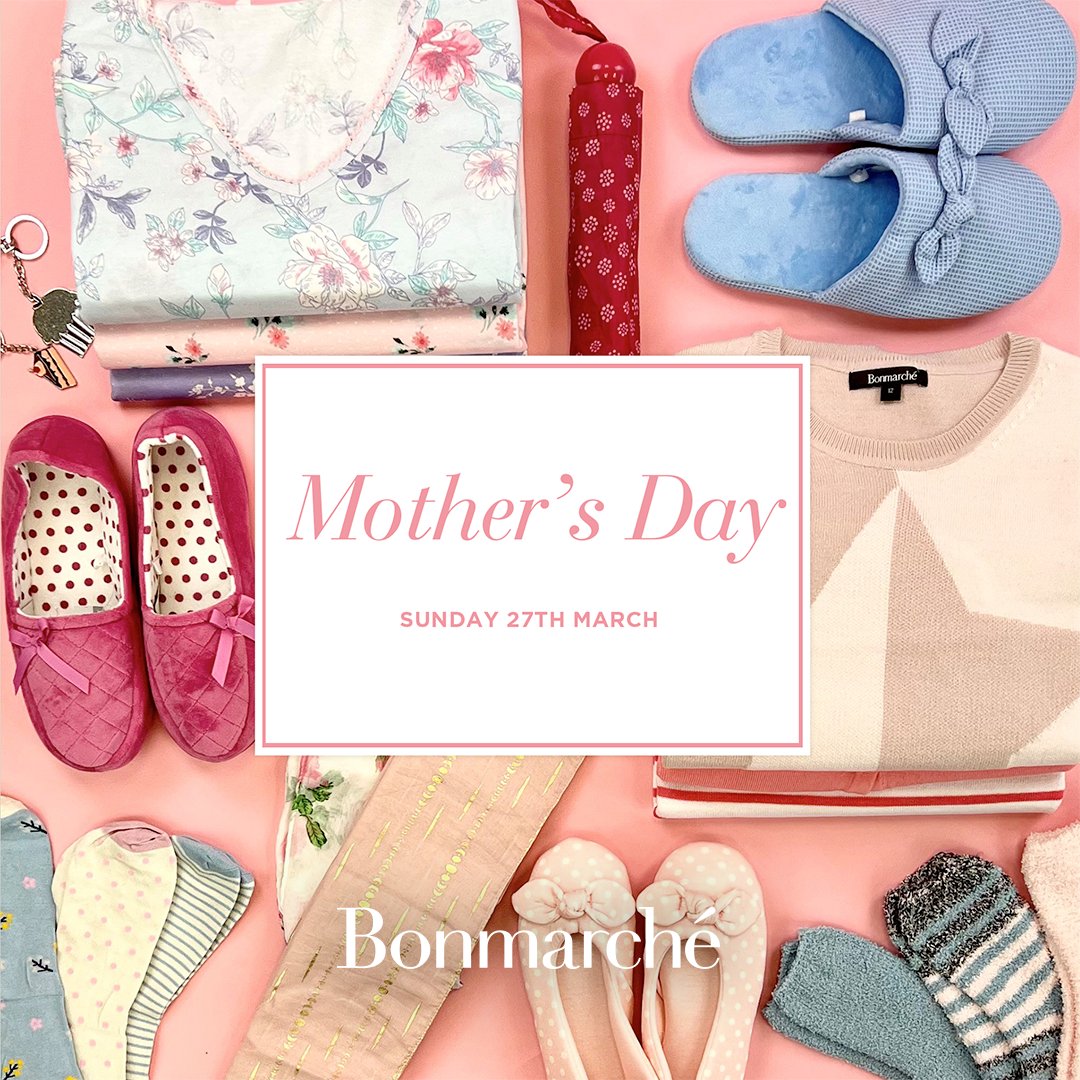 Head to @bonmarche for all your Mother’s Day shopping & find the perfect gift for the special ladies in your life. From the beautiful pieces available in the new Spring collection to elegant accessories including scarves & slippers, you will be sure to find a gift she'll love!