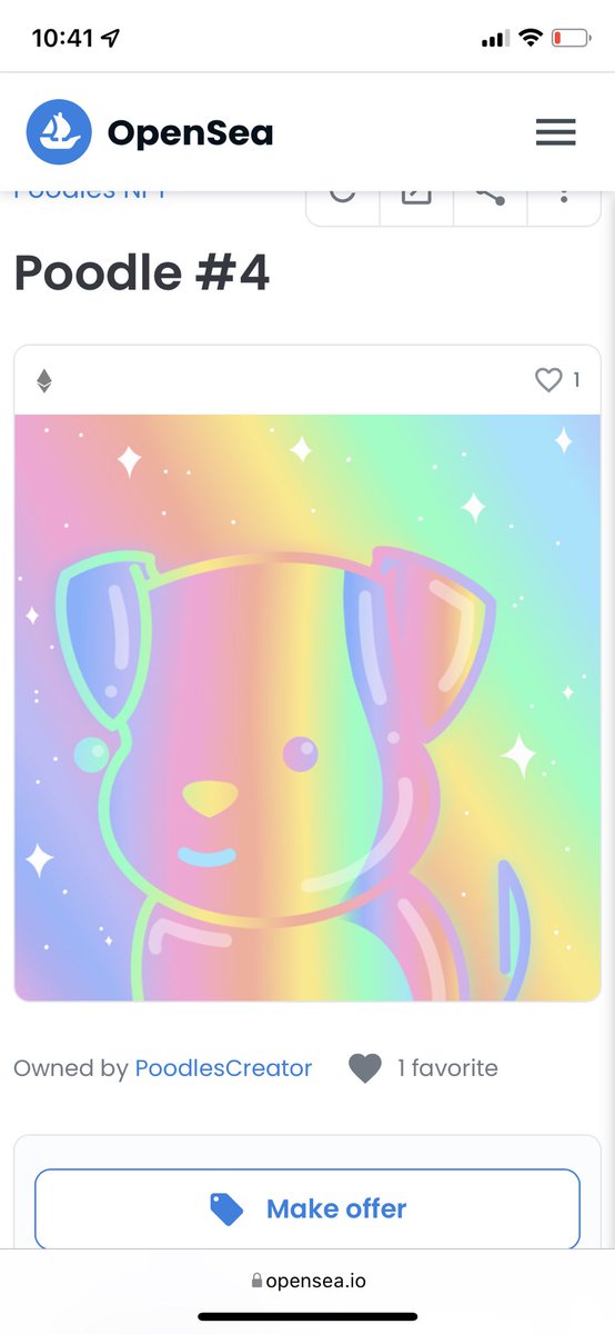 NFT_Poodles's tweet photo. A reminder this could be yours!!! When we hit 1000 followers!

Mint your poodle for free at: https://t.co/lUlQd7fRSH

#NFTGiveaway #freenft #freemint #NFTartist https://t.co/6nU8ePoyEg
