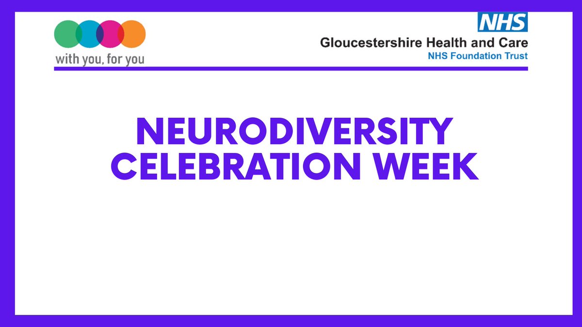 This week is Neurodiversity Celebration Week!

The Apprenticeships Team would like to celebrate neurodiversity across the Trust and say a massive thank you to all of our neurodivergent employees and service users! #NeurodiversityCelebrationWeek