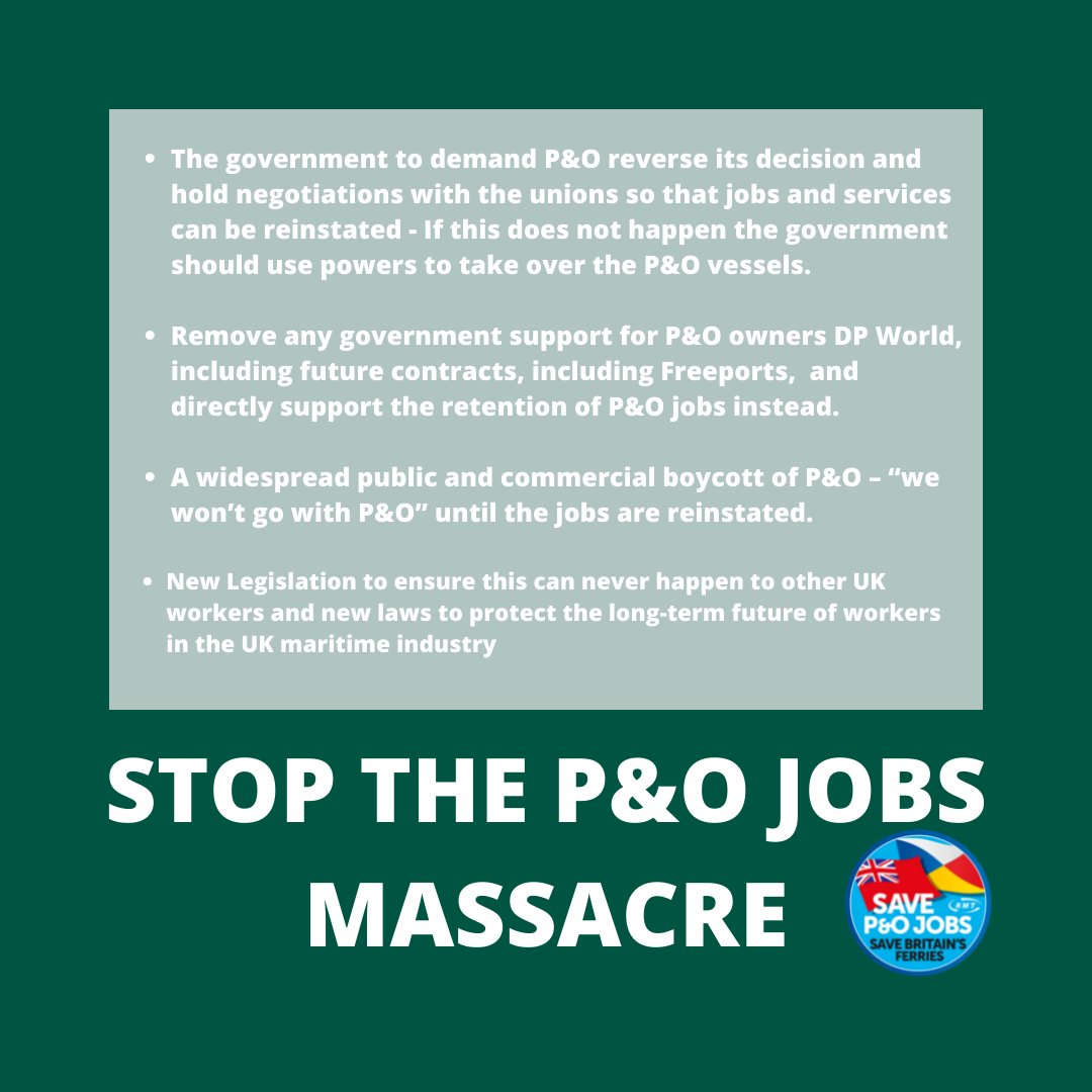 RMTunion's tweet image. P&amp;amp;O Crisis – @RMTunion calls for four-point plan to protect jobs, services and basic employment standards as it's revealed government knew of intention to sack workers and disrupt services but failed to act
#SaveOurSeafarers #WeWontGoWithPandO
bit.ly/3u8aXDV