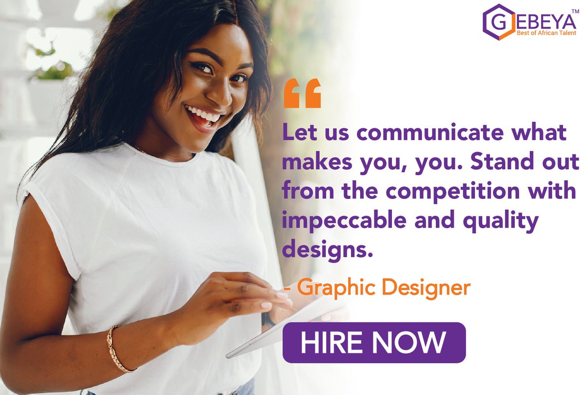 GebeyaInc's tweet photo. Launching a new product or service? Stand out from the crowd with great design.
https://t.co/2bCqujORSj
#graphicdesign #gebeyatalent #freelancetalent #bestofafricantalent #freelancer https://t.co/Ce0pfVtVgw
