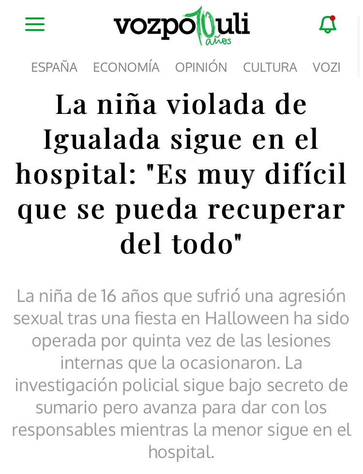 Santi_ABASCAL's tweet photo. Silencio en las pancartas. Al feminismo institucional no le importan estos casos porque no pueden sacar rédito político de ello
Todo nuestro cariño para la víctima, toda la contundencia contra esos salvajes que no merecen vivir entre nosotros. Hay que encerrarlos y tirar la llave https://t.co/mSaIkI8oTv
