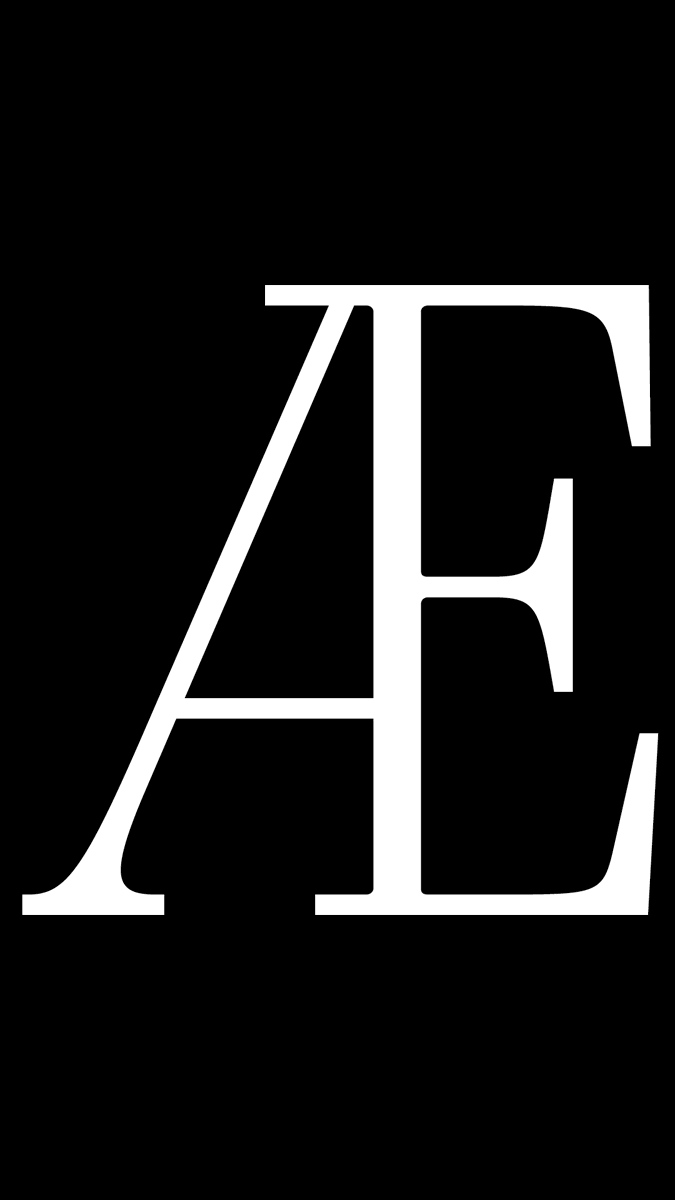 playtype's tweet photo. GLYPH IN FOCUS: Æ [U+1D01]⁠
⁠
Æ (lowercase: æ) is a character formed from the letters a and e, originally a ligature representing the Latin diphthong ae. It has been promoted to the full status of a letter in some languages, including Danish, Norwegian, Icelandic, and Faroese. https://t.co/BWgkR36MDw