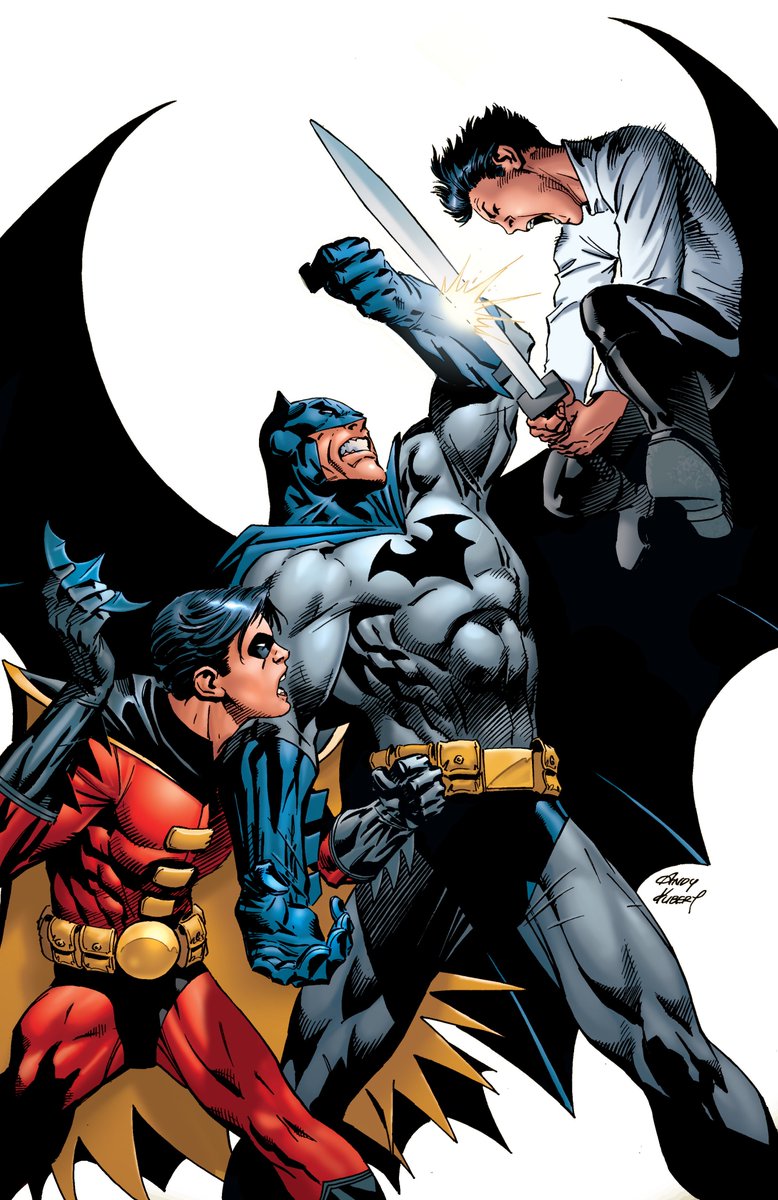 eccediciones's tweet photo. Feliz #DíaDelPadre #DíaDelPadre2022
Nada de espadas ni berrinches por un día 🤭😉
Portada de #AndyKubert para #Batman núm. 657 USA (2016). Publicado en #BatmanRIP - La saga completa. https://t.co/oXCAPlLigj