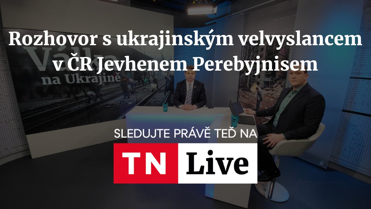 ŽIVĚ: Ukrajinský velvyslanec v ČR  @YPerebyinis ve vysílání TN Live.  #tnlive  SLEDUJTE NA  http://TN.CZ/TNLIVE 