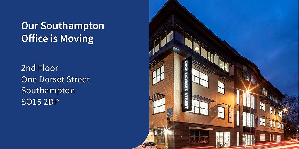 irwinmitchell's tweet photo. We’re excited to move into our new #Southampton office later this month on Monday 28 March, and can’t wait to welcome you to our new home.

We’ll have more details closer to the time.

#OfficeMove #Southampton https://t.co/gwNV6DBLsc