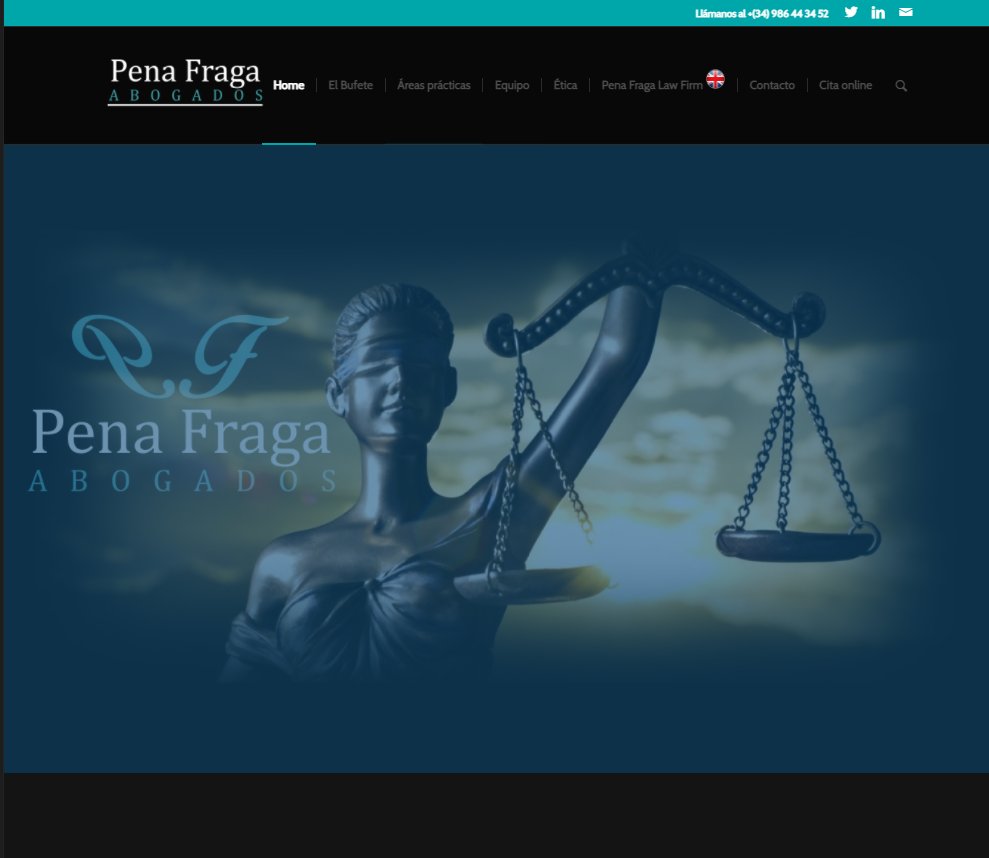 BlogsDerecho's tweet photo. #Actualización En #BlogsdeDerecho hablamos sobre Pena Fraga Abogados en https://t.co/7W8HiolKBV
@AbogadosPena https://t.co/hnF97sdFwc
