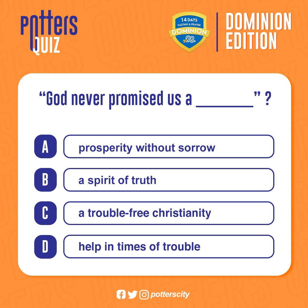 PottersCity's tweet photo. POTTERS TRIVIA!!!!!!!!!
Dominion Edition.
Question 1.
#PottersTrivia
#Dominion22
#Potterscity https://t.co/nBwSLAPciD