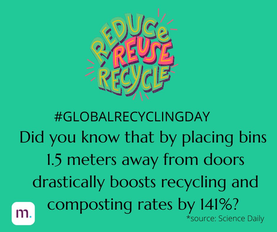 MaryokuEvents's tweet photo. Let's all do our part to help our attendees #recycle. #globalrecyclingday #reducereuserecycle https://t.co/pSQyybUUsO