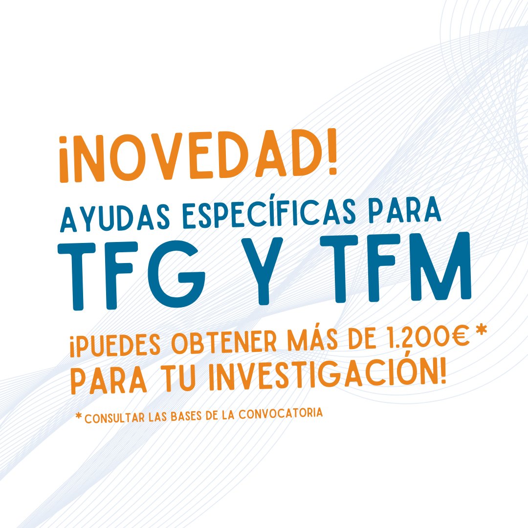 Divulga_UCA's tweet photo. ⚠️📚 Si eres estudiante de un #Grado o #Máster por la @univcadiz y tienes vocación por la #investigación, ¡este es tu momento!
👉 Visita https://t.co/tKD8BUNnTW para conocer las #Ayudas específicas para TFG y TFM del #PlanPropio #UCA https://t.co/nzqJAqLBxC