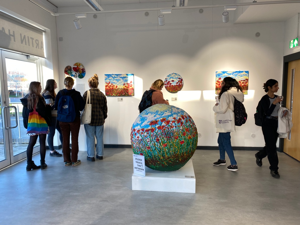 lborouniarts's tweet photo. It's great to see our gallery space so full of life and people again. Positive in person moments again now allowing us to use art once more as a highly engaging tool that promotes positive well-being!
#FridayThoughts #LUArts https://t.co/QukuexnrYY