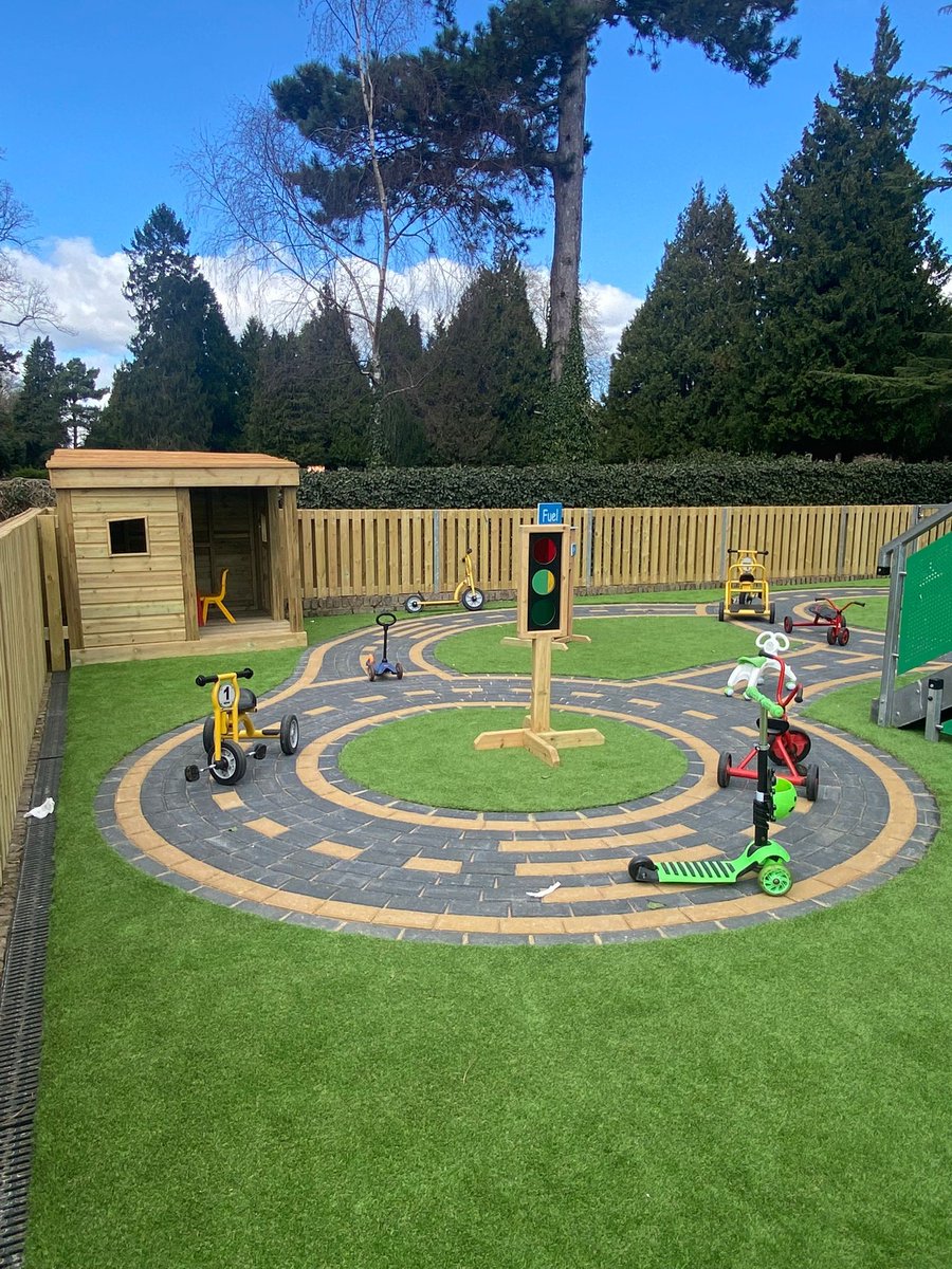 The garden refurb is now complete at our Rickmansworth nursery, just in time for the ☀️This fantastic facility will enrich our children’s outdoor learning, with water chutes to explore, a racetrack to whizz round &amp; so much more! Thank you <a href="/TIMOTAY_PLAY/">TIMOTAY PLAYSCAPES</a>  #outdoorlearning