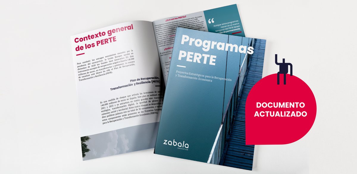 Hoy se ha aprobado la convocatoria del #PERTE_VEC y ya hemos actualizado nuestro documento descargable sobre los PERTE con toda la información 🙌

Descárgalo aquí ⬇️👉 zabala.es/publicaciones/…

#InnovationWorks