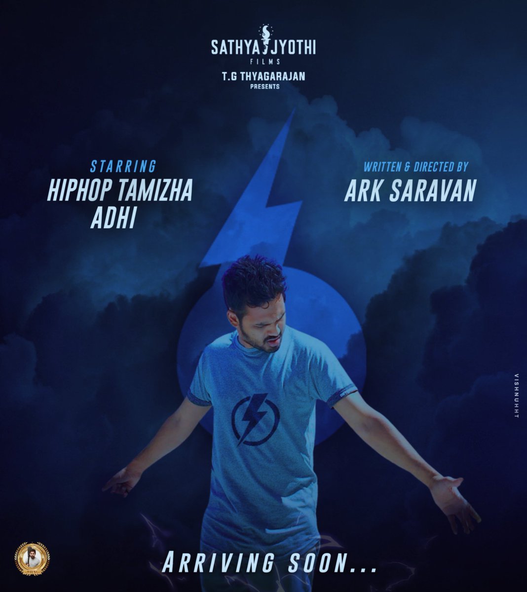 HHT_squad's tweet photo. Fan made Design for #HHT6 by #VishnuHHT 😍🔥 Lightning strikes in Theatres - 2022 💙⚡Bring it on @ArkSaravan_Dir saar🫂

@hiphoptamizha #hiphoptamizha https://t.co/7fdavQEMFr