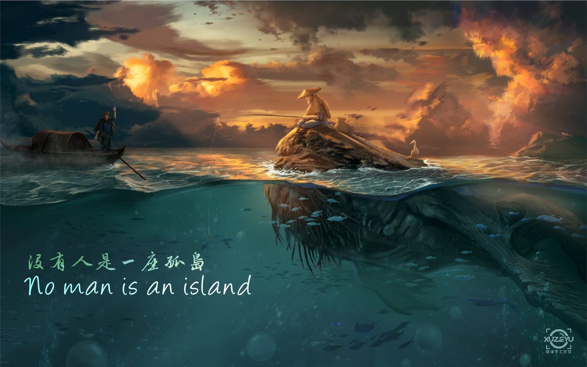 No man is an island, entire of itself