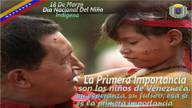 Ej_ClogEjb's tweet photo. 🗓️#18Mar||Cada 18 de marzo, se celebra en Venezuela el Día de los Niños y Niñas Indígenas, fecha que es reconocida para honrar el legado de nuestros ancestros y donde participan 41 comunidades de diversas etnias en nuestro país.
#YoCreoEnVenezuela 
 #EjércitoYPuebloInvencibles https://t.co/DcetxNgnOx