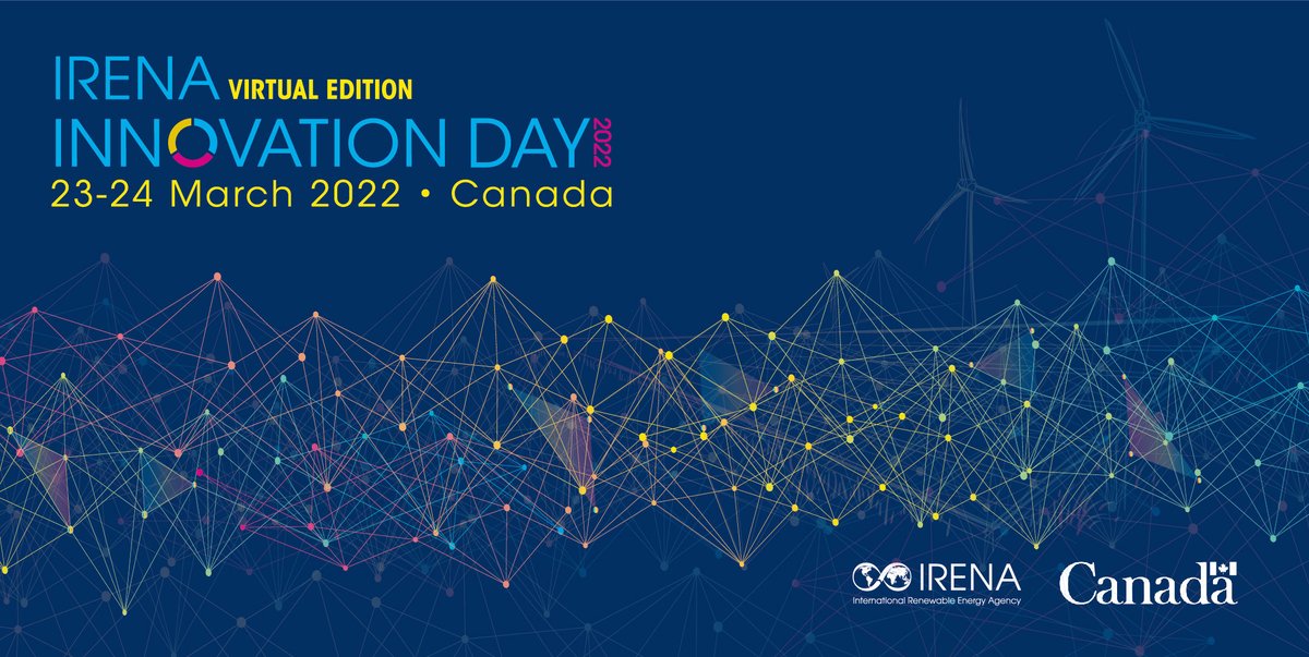 IRENA's tweet image. 📆Join @IRENA DG  @flacamera &amp;amp; Chair of @NRCan  Committee, @jwaldag--on 23-24 March--to explore innovative solutions in #Canada &amp;amp; beyond, that can deliver a #renewable-powered future.  

📝Programme &amp;amp; registration: bit.ly/3sAkTGG