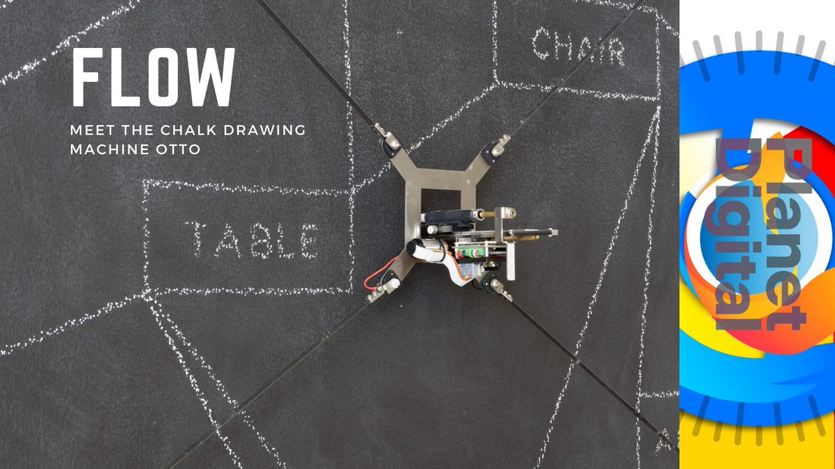 artscience_uzh's tweet photo. A Visual History of Flow
A series of drawings on the theme of visual languages depicting flow, created by @Modo_2015 & @juerglehni, drawn with Lehni's chalk drawing machine Otto.
It's happening at #PlanetDigital! A cooperation of @musgestaltung & @UZH_en. https://t.co/PiXVypunId https://t.co/cebJJ4oAEu